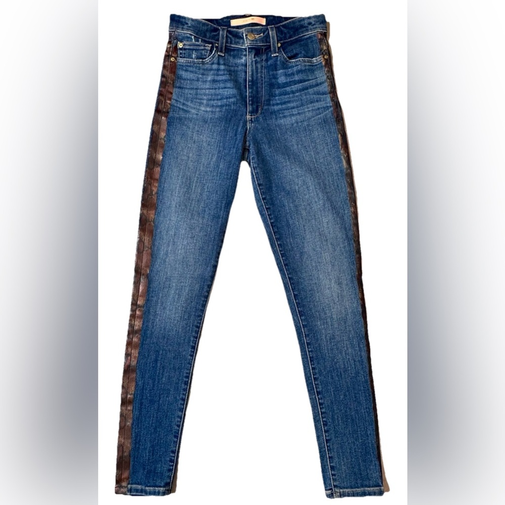 Joe's Jeans The Charlie Snake Stripe 26 Skinny Jalyn Wash Funky Boho Cowgirl